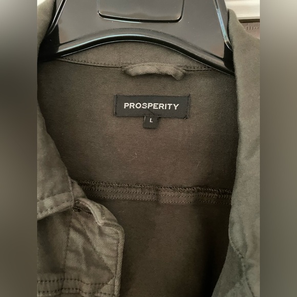 NWT Olive Green Denim Jacket - Picture 2 of 3